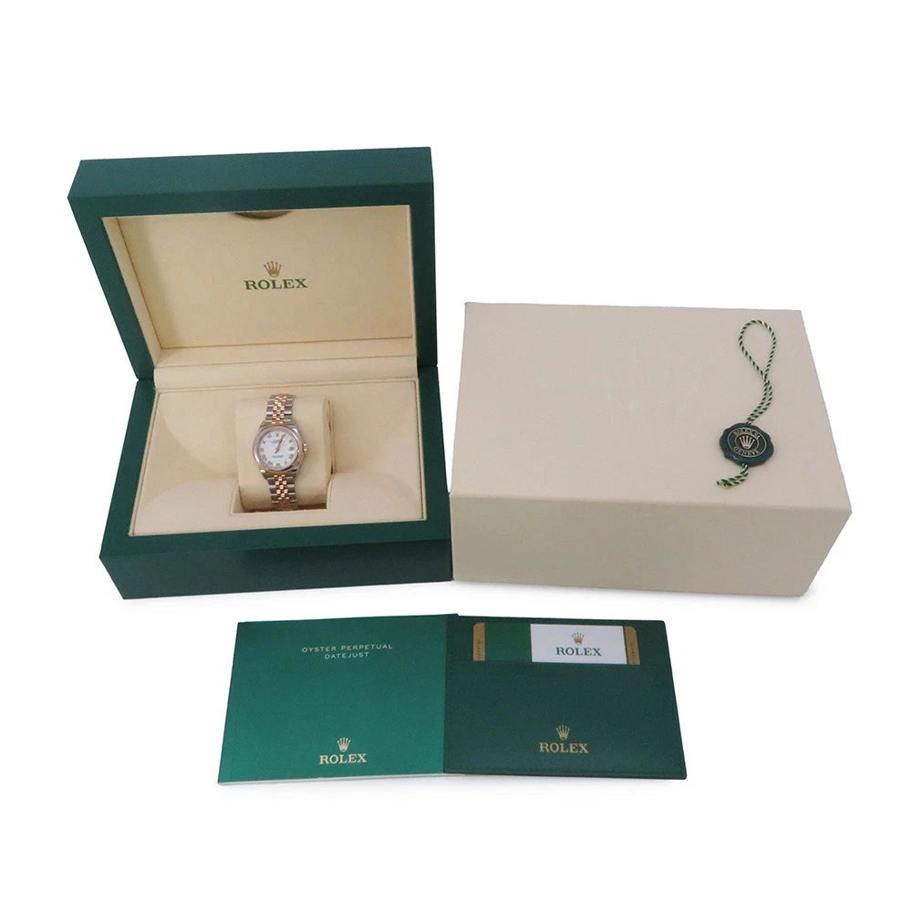 Rolex Lady Datejust M279161-0021 28 Mm Oystersteel And Everose Gold