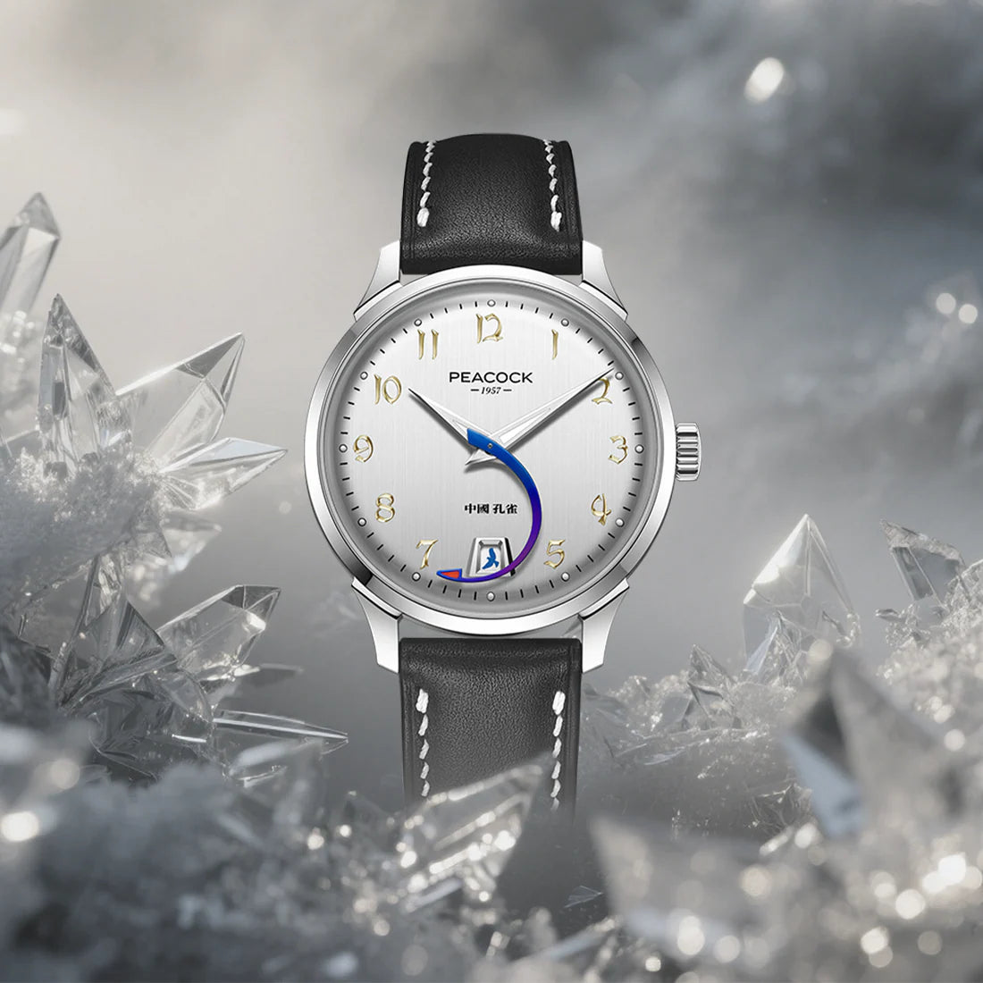 Peacock Perfection Classic 1953 'Aircraft Hand' Vintage Watch Peacock