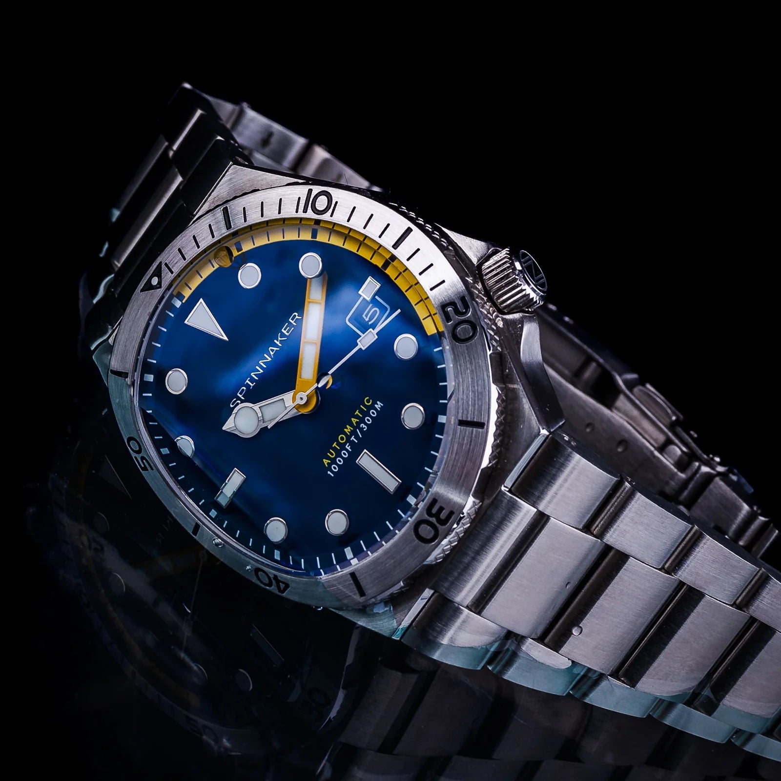 Boettger Automatic Midnight Navy 42mm SP-5083-DD Spinnaker