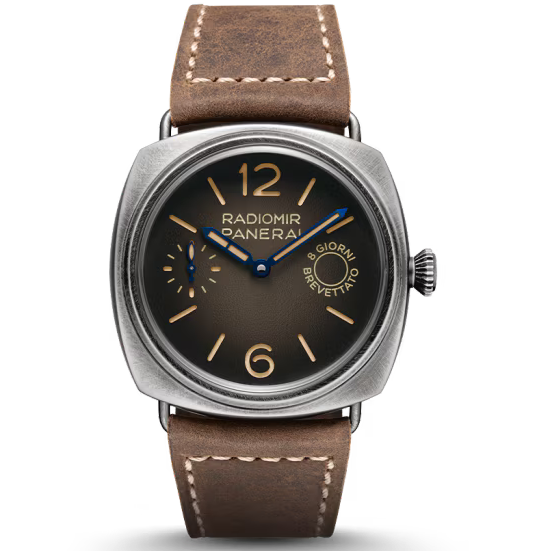 Radiomir 8 Giorni 45mm, Steel with PVD coating PAM01347
