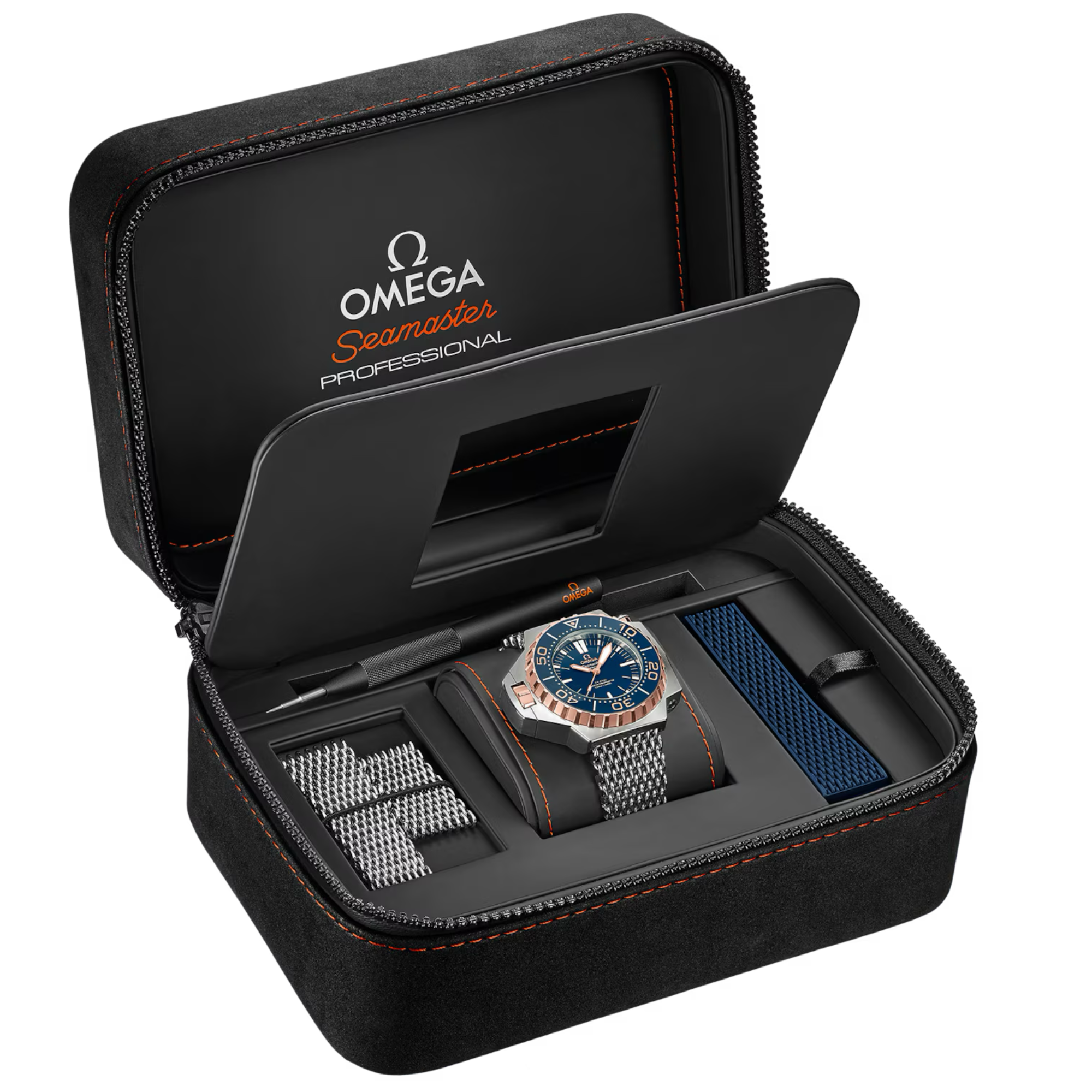OMEGA SEAMASTER PLOPROF 1200M SEDNA™ GOLD ON TITANIUM - مستعملة بحالة ممتازة