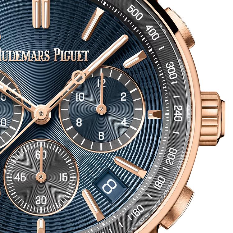 Audemars Piguet Code 11.59 Chronograph 26393OR.OO.A348KB.01 Rose Gold 41mm Blue Dial Men’s Watch
