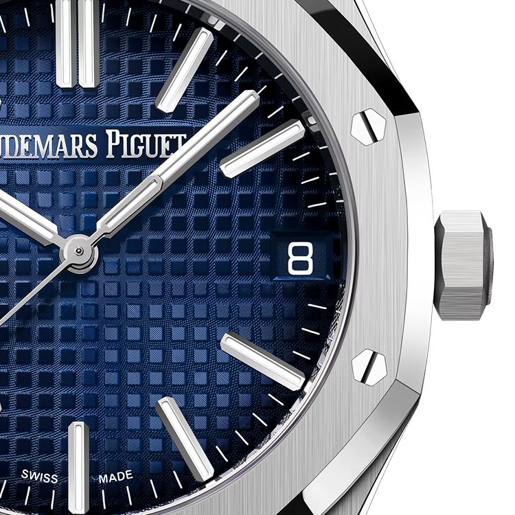Audemars Piguet Royal Oak 15510BC.OO.1320BC.04 White Gold Smoked Blue Dial 41mm Men’s Watch