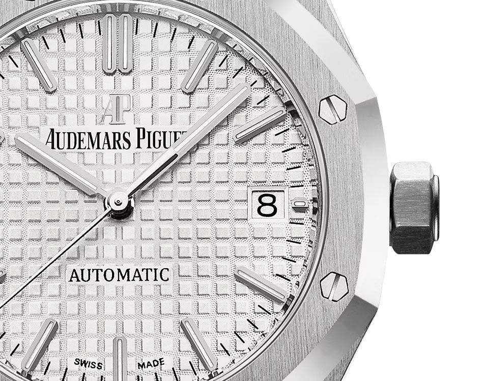 Audemars Piguet Royal Oak 15450St.Oo.1256St.01 Stainless Steel 37Mm Silver Dial Unisex Watch