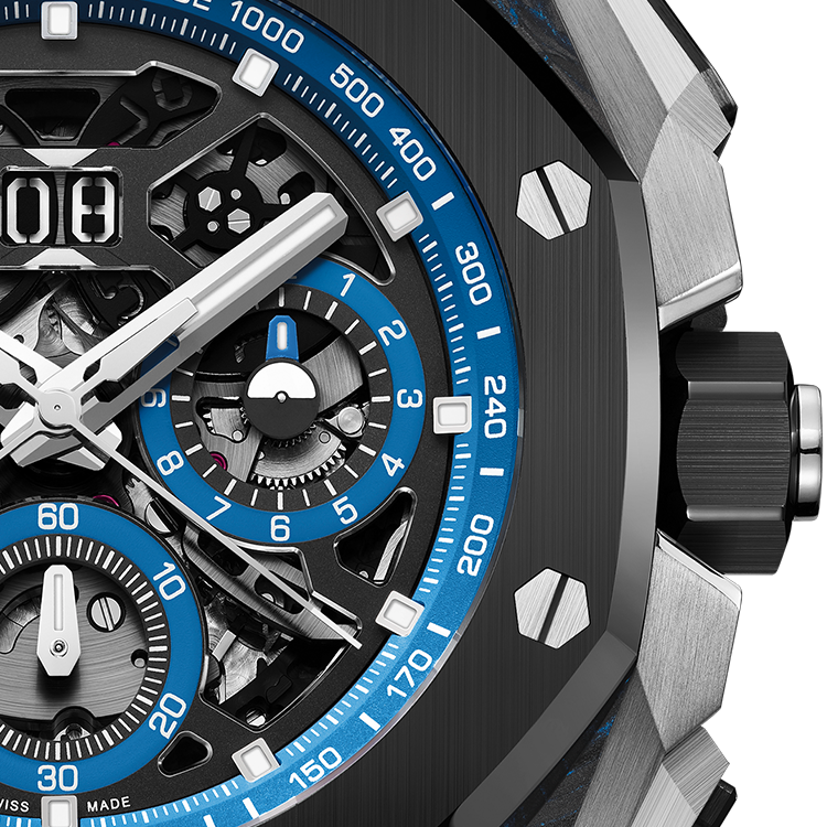 Audemars Piguet Royal Oak Concept Split-Seconds 26650FO.OO.D353CA.01 CFT Carbon 43mm Skeleton Dial Men’s Watch