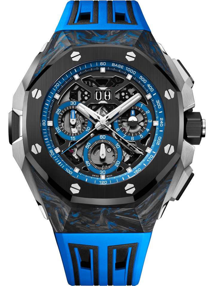 Audemars Piguet Royal Oak Concept Split-Seconds 26650FO.OO.D353CA.01 CFT Carbon 43mm Skeleton Dial Men’s Watch
