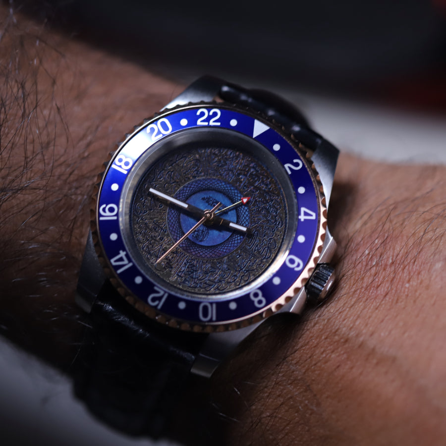 The Ayat al-Kursi GMT: Bespoke Titanium Edition Horologist