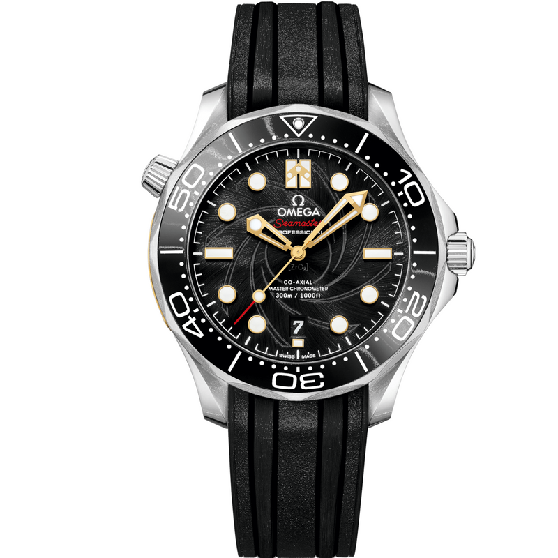 Omega | Seamaster Diver 300M Co‑Axial Master Chronometer James Bond Limited Edition - Azzam Watches 