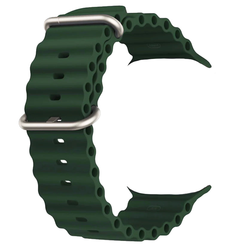 ON Ultra Green rubber band - Azzam Watches