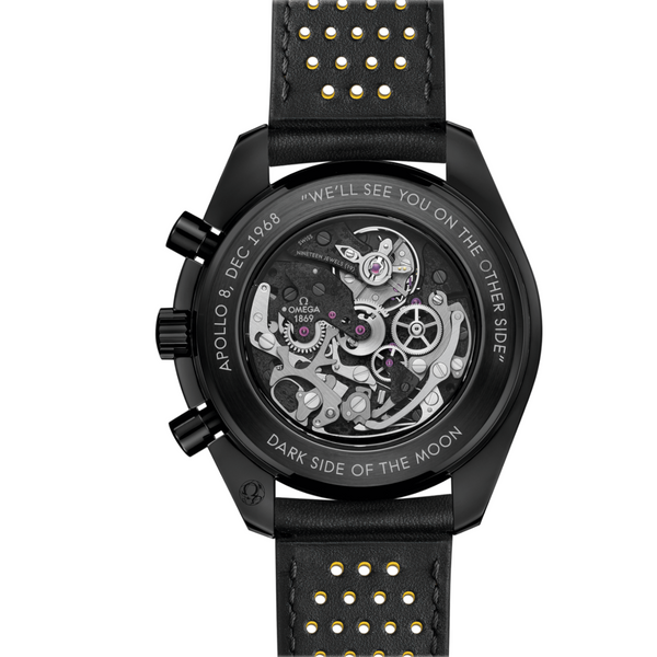 Omega |  Speedmaster Dark Side of the Moon Chronograph Apollo 8 - Azzam Watches 