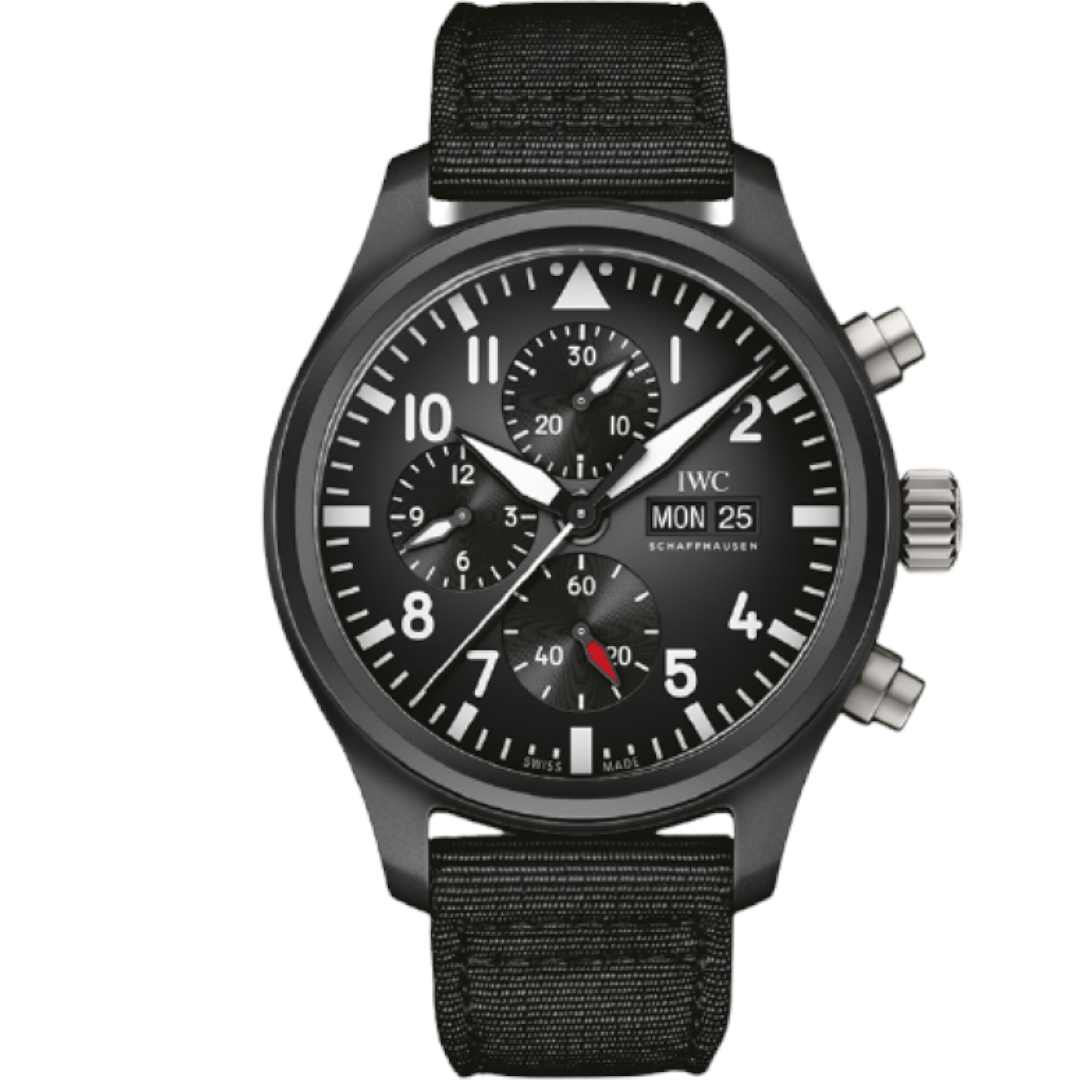 IWC Pilot – Top Gun – Chronograph – Ceramic – 44mm – New – Full Set - Azzam Watches