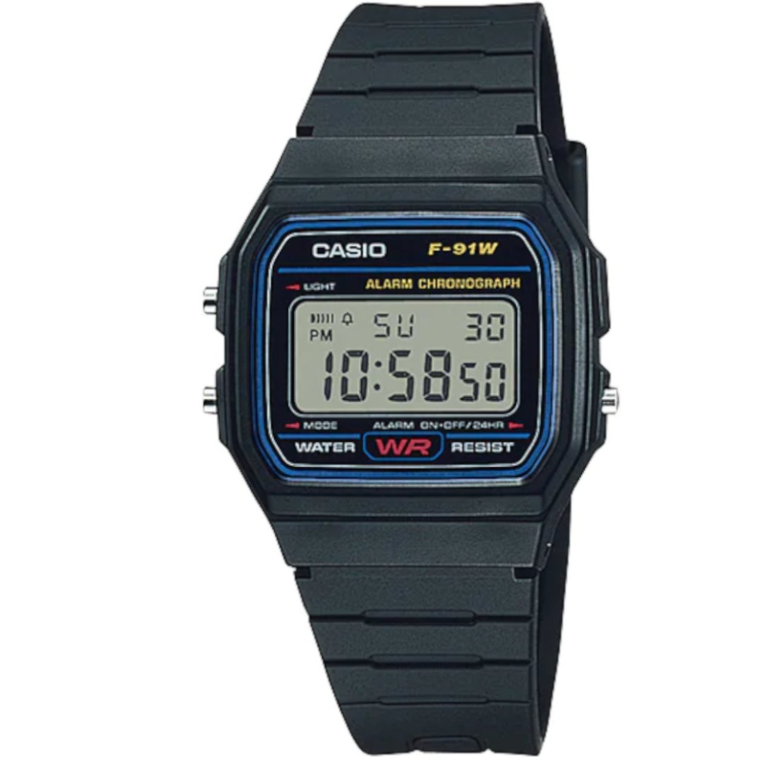 Casio - F-91W-1DG - Azzam Watches