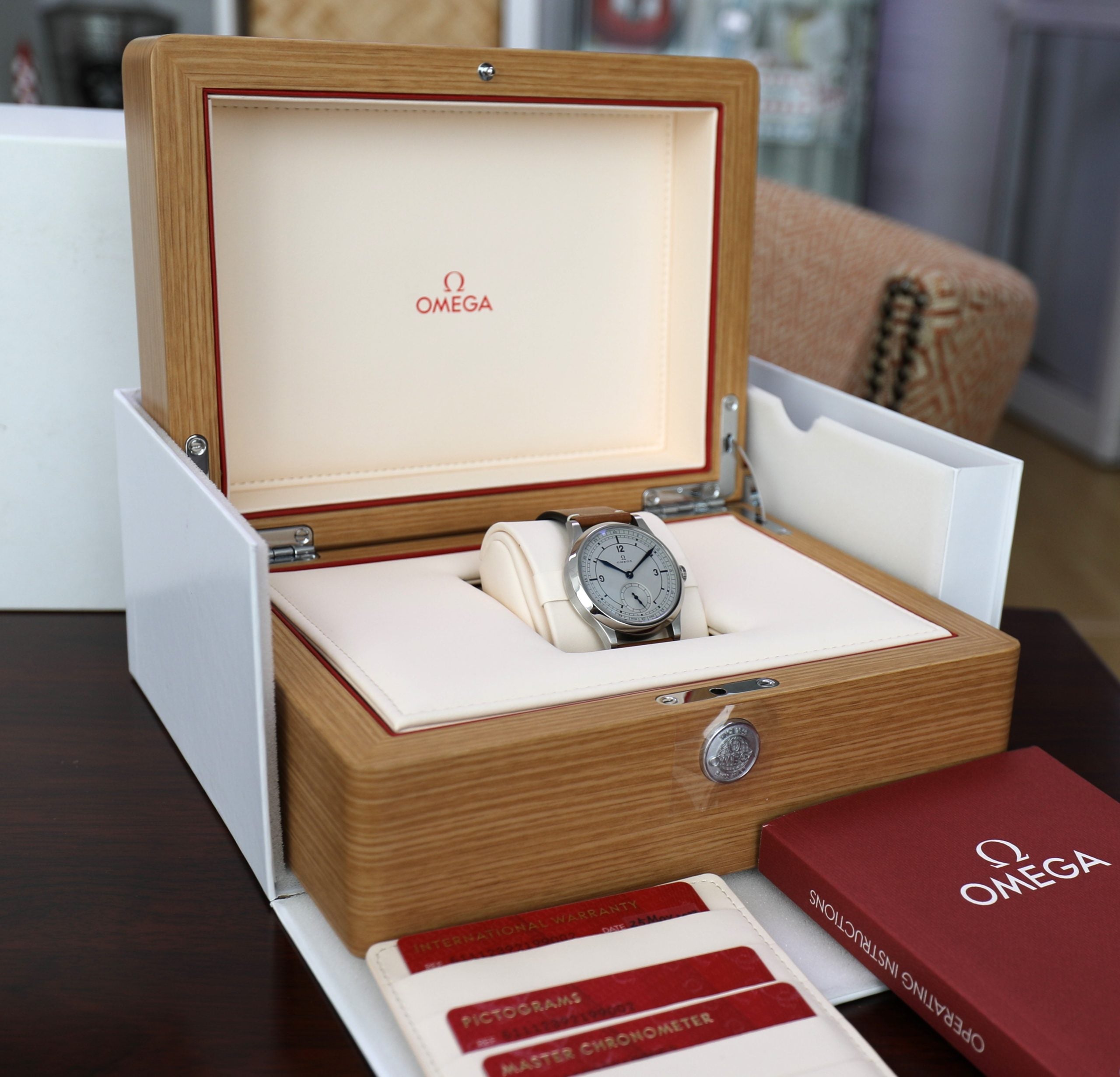 Omega Specialities CK859 – Numbered Edition – Silver Dial 925 – New – Full Set - Azzam Watches