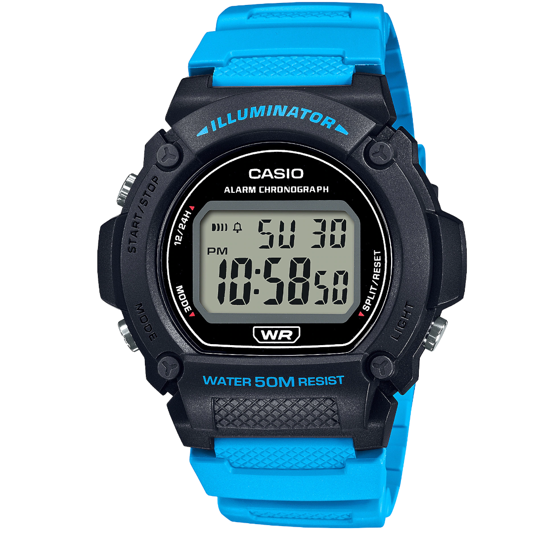Casio - W-219H-2A2VDF - Azzam Watches