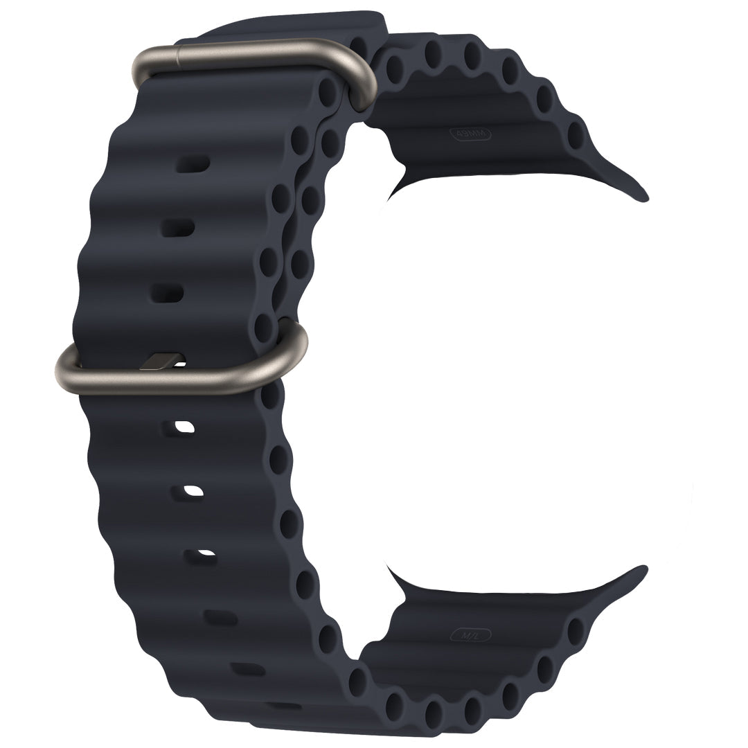 ON Ultra black rubber band - Azzam Watches