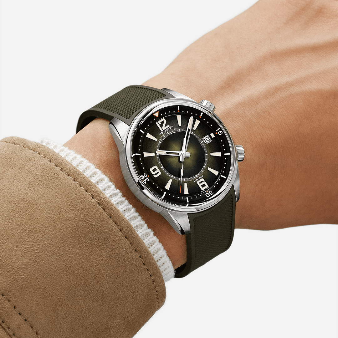 Polaris 42 mm Automatic Steel Date Watch Jaeger-LeCoultre