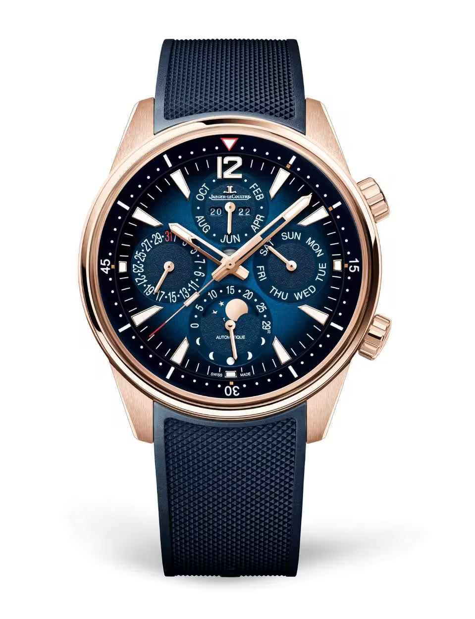 Polaris 42 mm Automatic Pink Gold Perpetual Calendar Watch Jaeger-LeCoultre