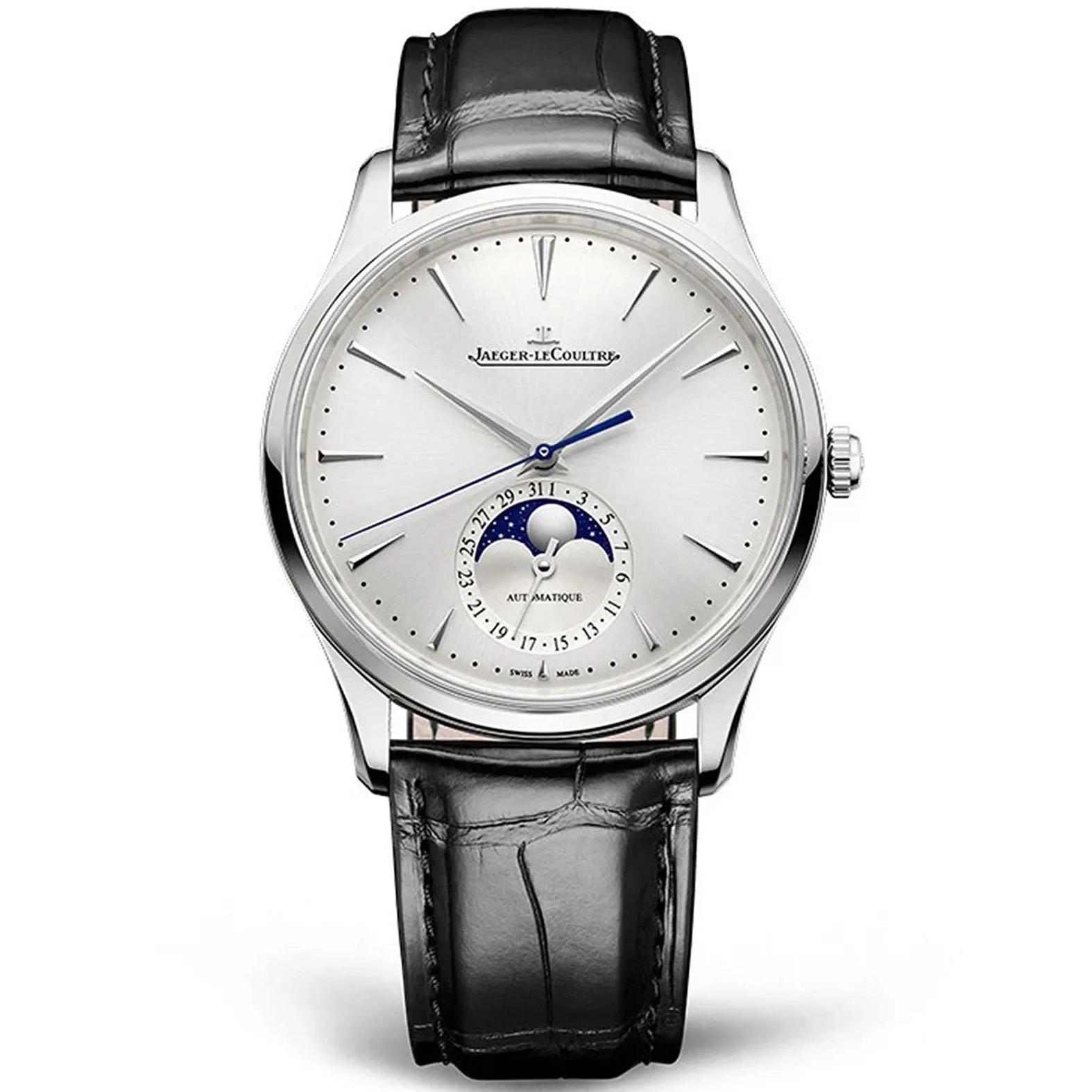 Master Ultra Thin 39 mm Automatic Steel Moon Phase Ultra Thin Watch Jaeger-LeCoultre
