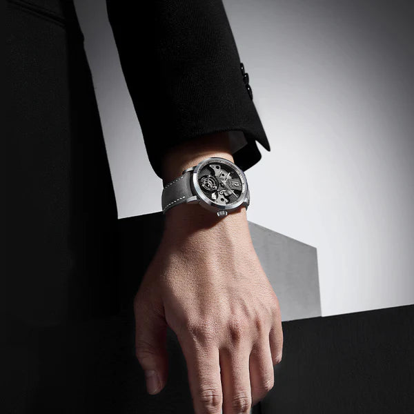 Peacock Witness Hand-Made Guilloché Tourbillon Watch - Reimagined Edition Peacock