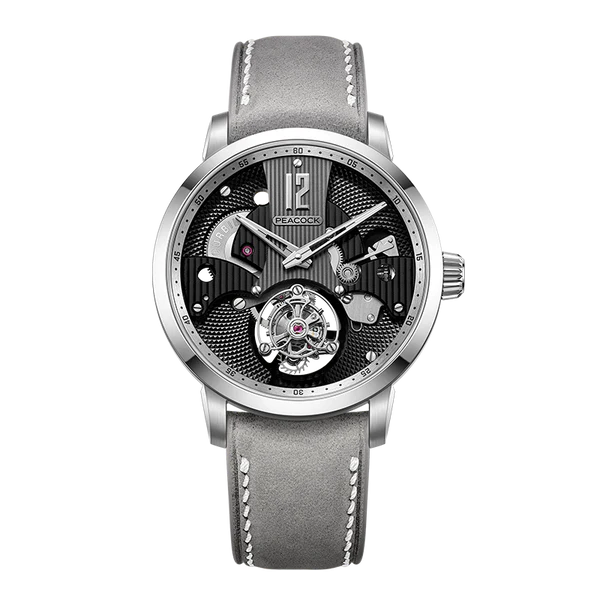 Peacock Witness Hand-Made Guilloché Tourbillon Watch - Reimagined Edition Peacock