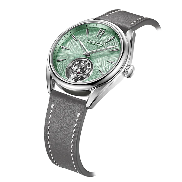 Peacock Divine Craft Hand-Made Micro-Engraved Ultra-Thin Tourbillon Watch [Limited Edition] Peacock