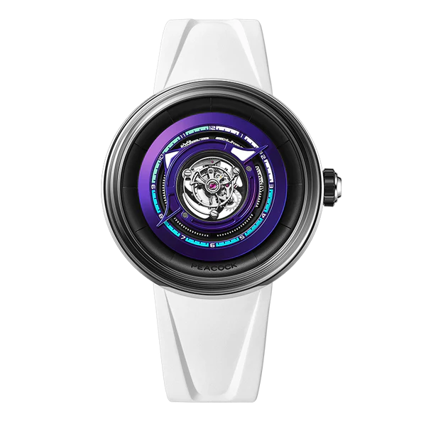 Peacock Black Hole Central Tourbillon Watch– Event Horizon Edition Peacock