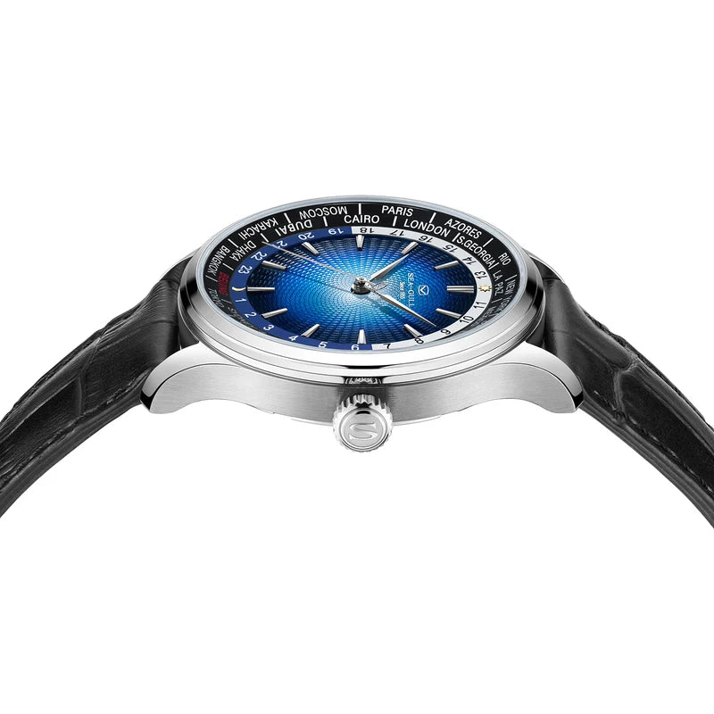 Extraordinary Series World Time Day Night Display GMT Watch 41mm Sea-Gull
