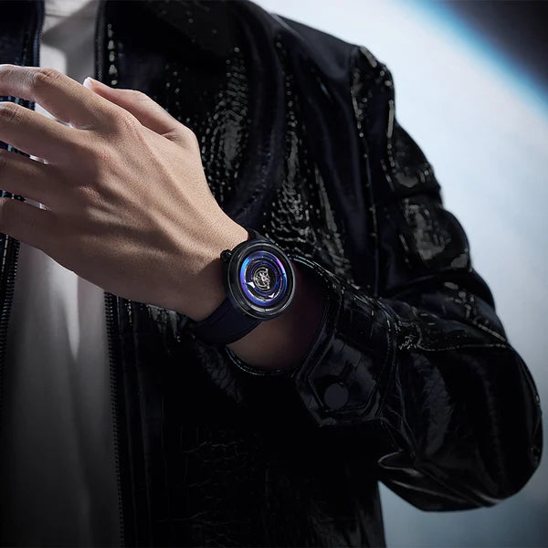 Peacock Black Hole Central Tourbillon Watch– Event Horizon Edition Peacock