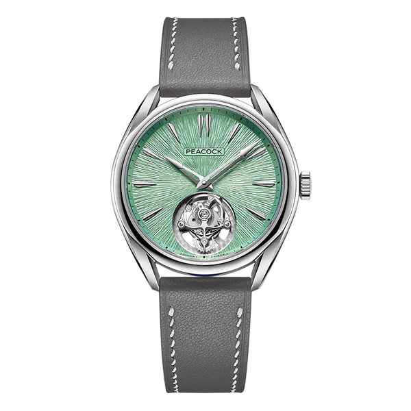 Peacock Divine Craft Hand-Made Micro-Engraved Ultra-Thin Tourbillon Watch [Limited Edition] Peacock