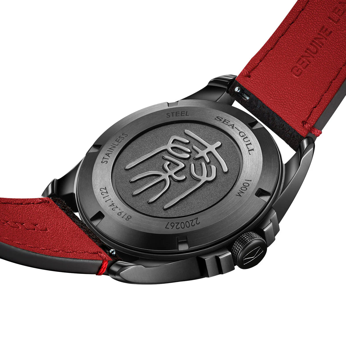 Seagull 43mm Military Relogio Masculino 819.24.1122