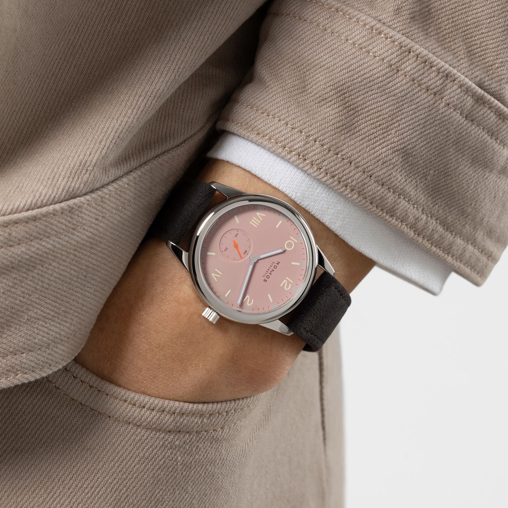 Club Campus 38 full rose NOMOS Glashütte