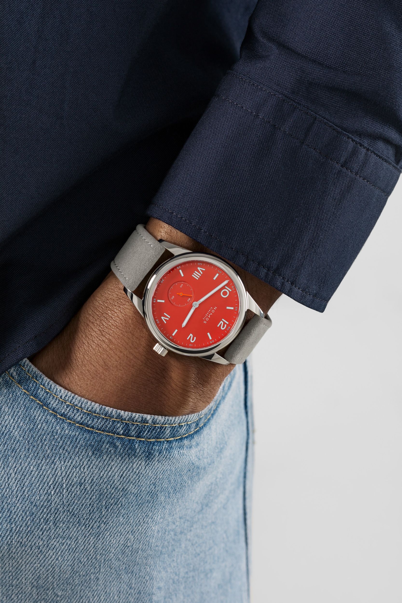 Club Campus 38 nonstop red NOMOS Glashütte