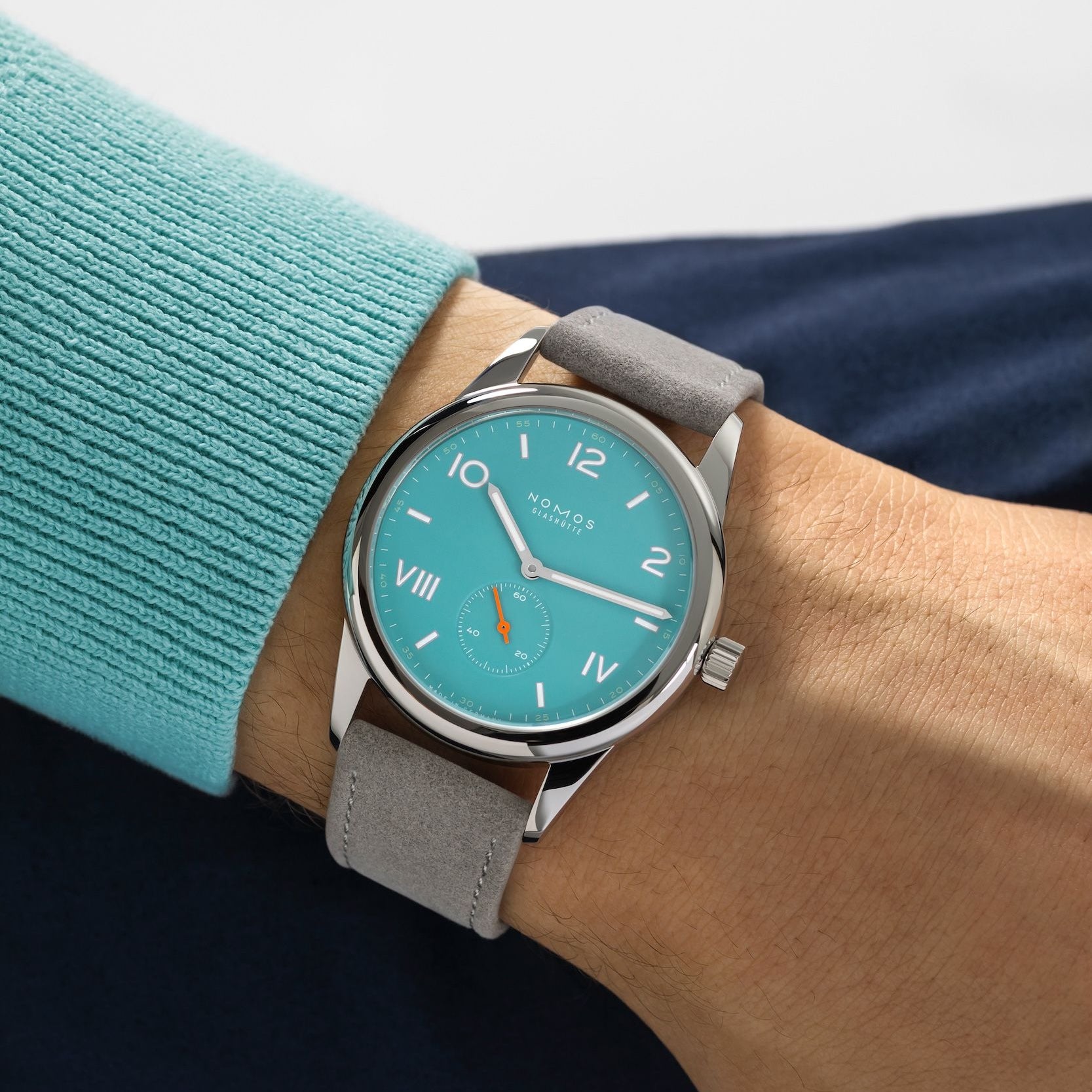 Club Campus 38 endless blue NOMOS Glashütte