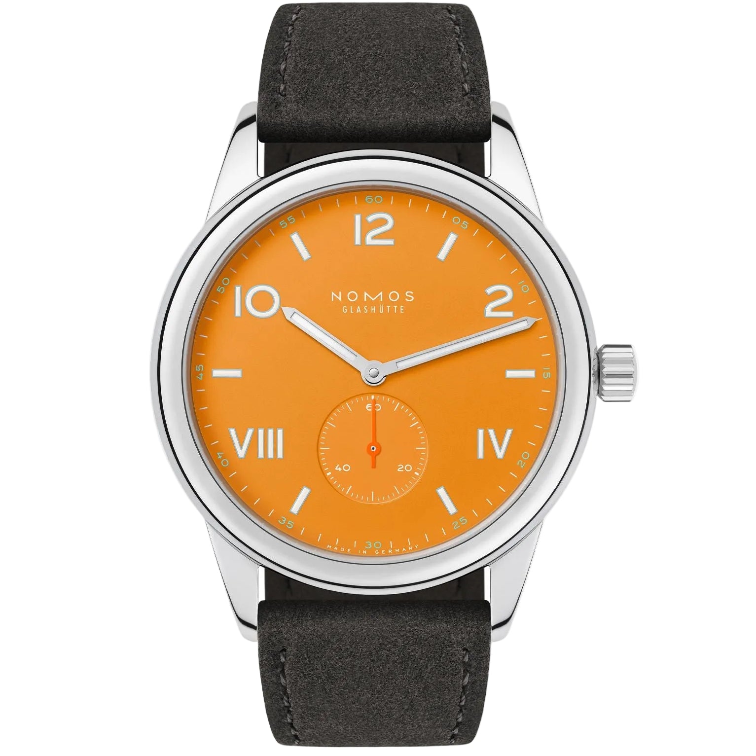 Club Campus 38 future orange NOMOS Glashütte