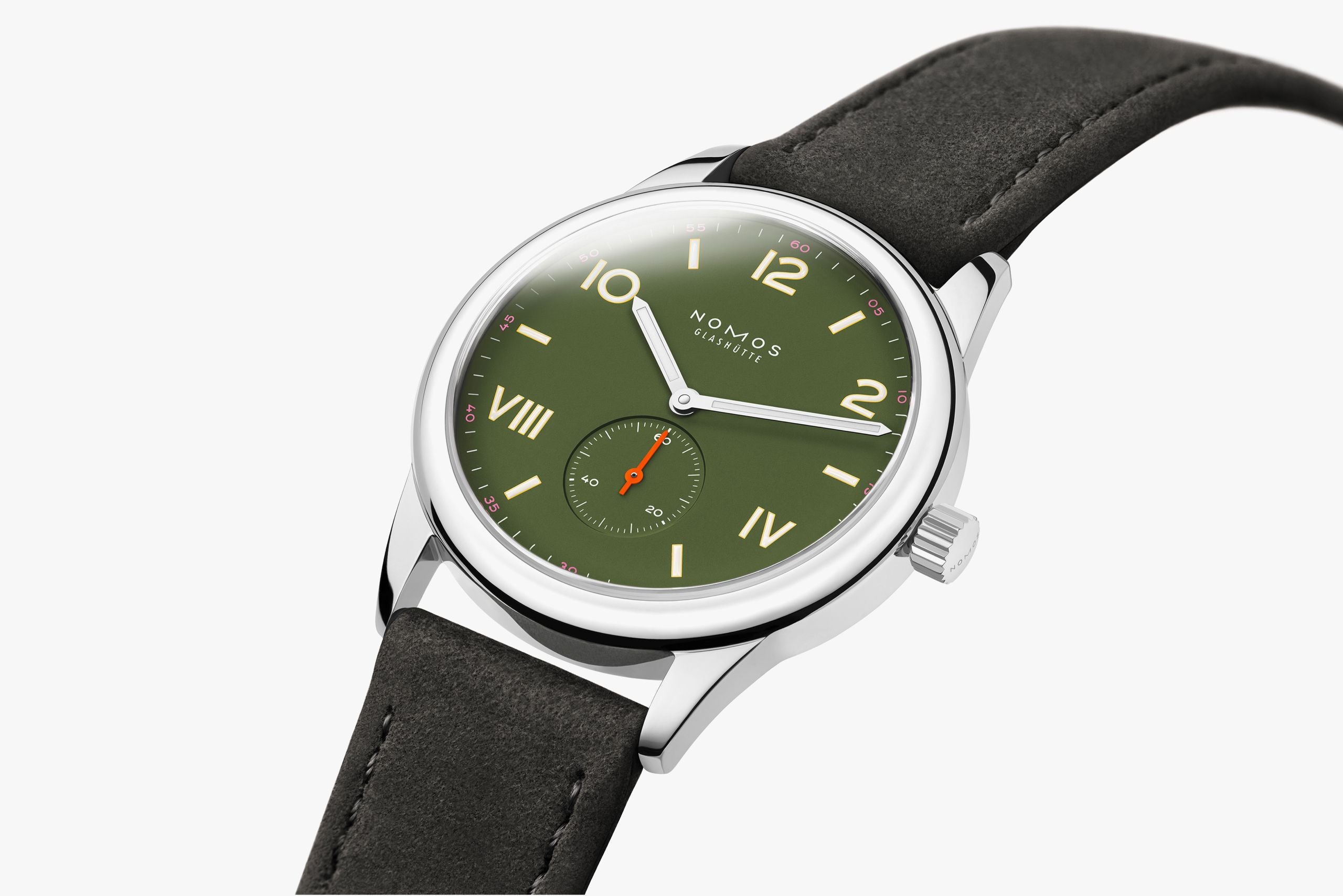 Club Campus 38 all olive NOMOS Glashütte