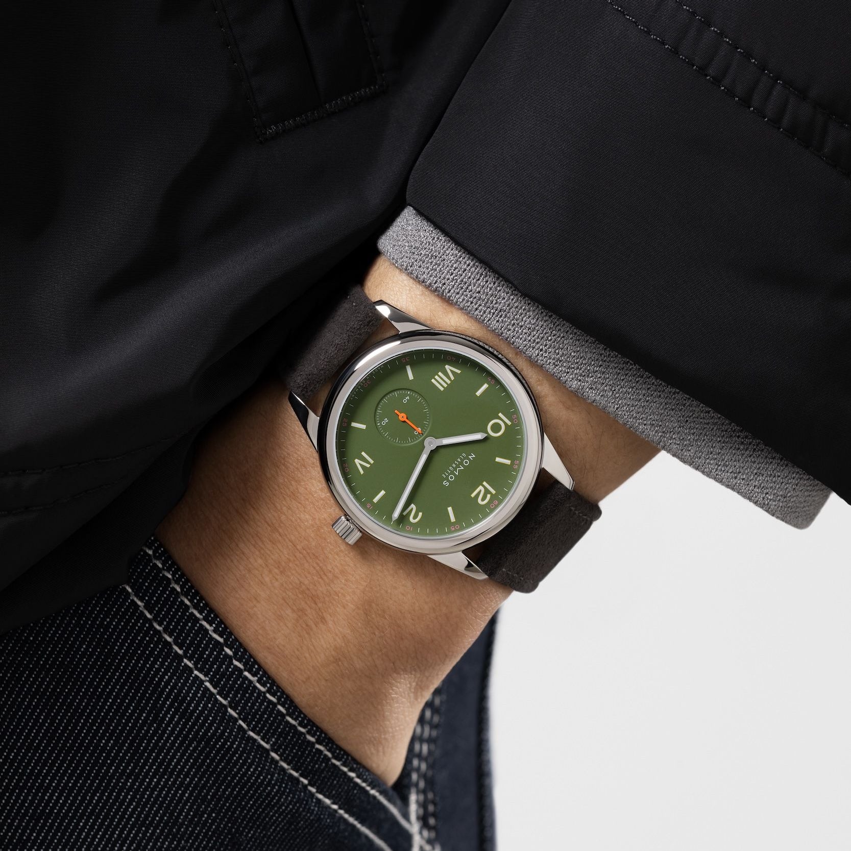 Club Campus 38 all olive NOMOS Glashütte