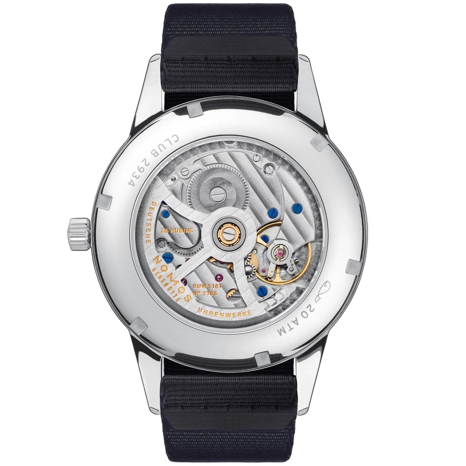 Club automatic date siren blue NOMOS Glashütte