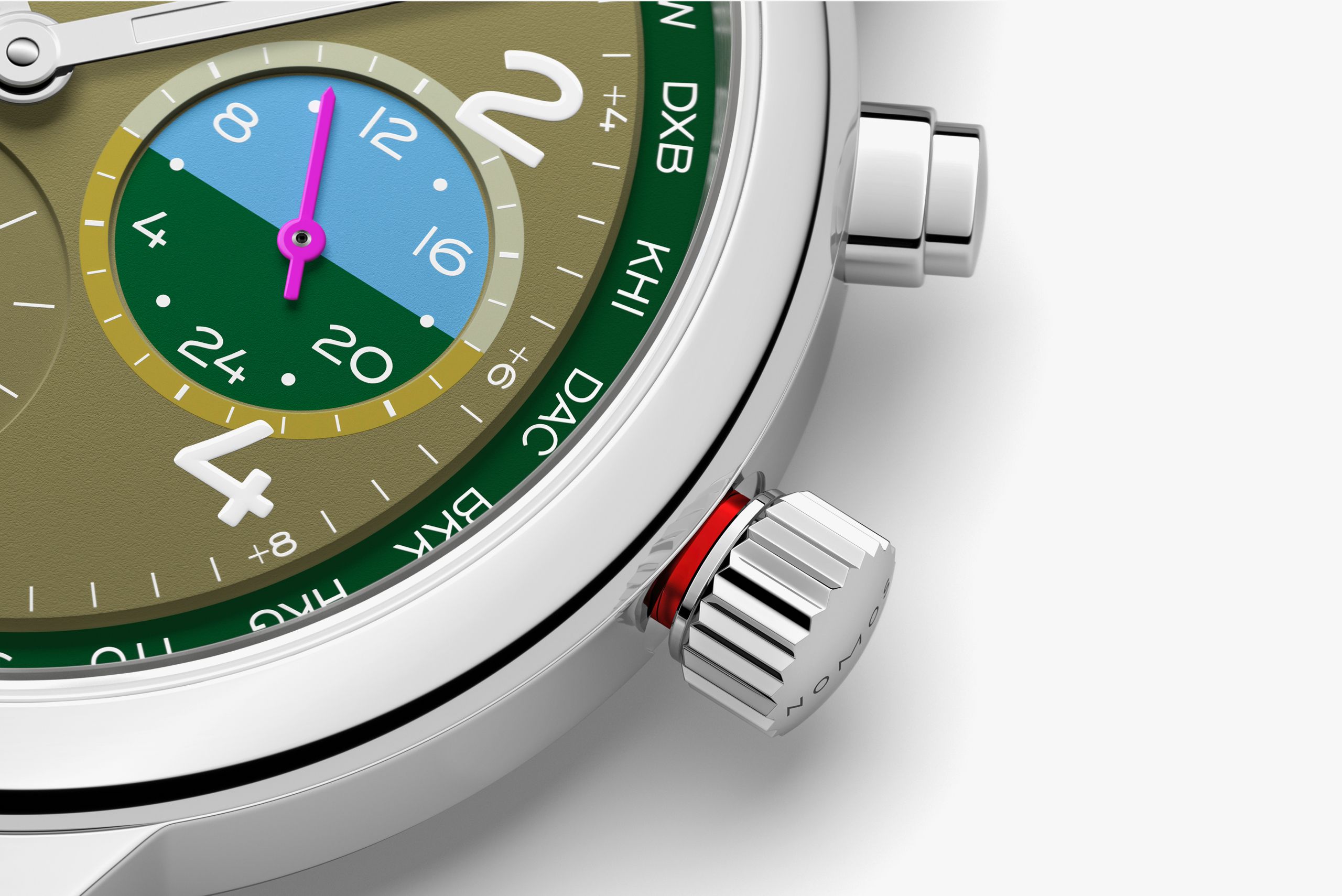 Club Sport neomatik Worldtimer Jungle NOMOS Glashütte
