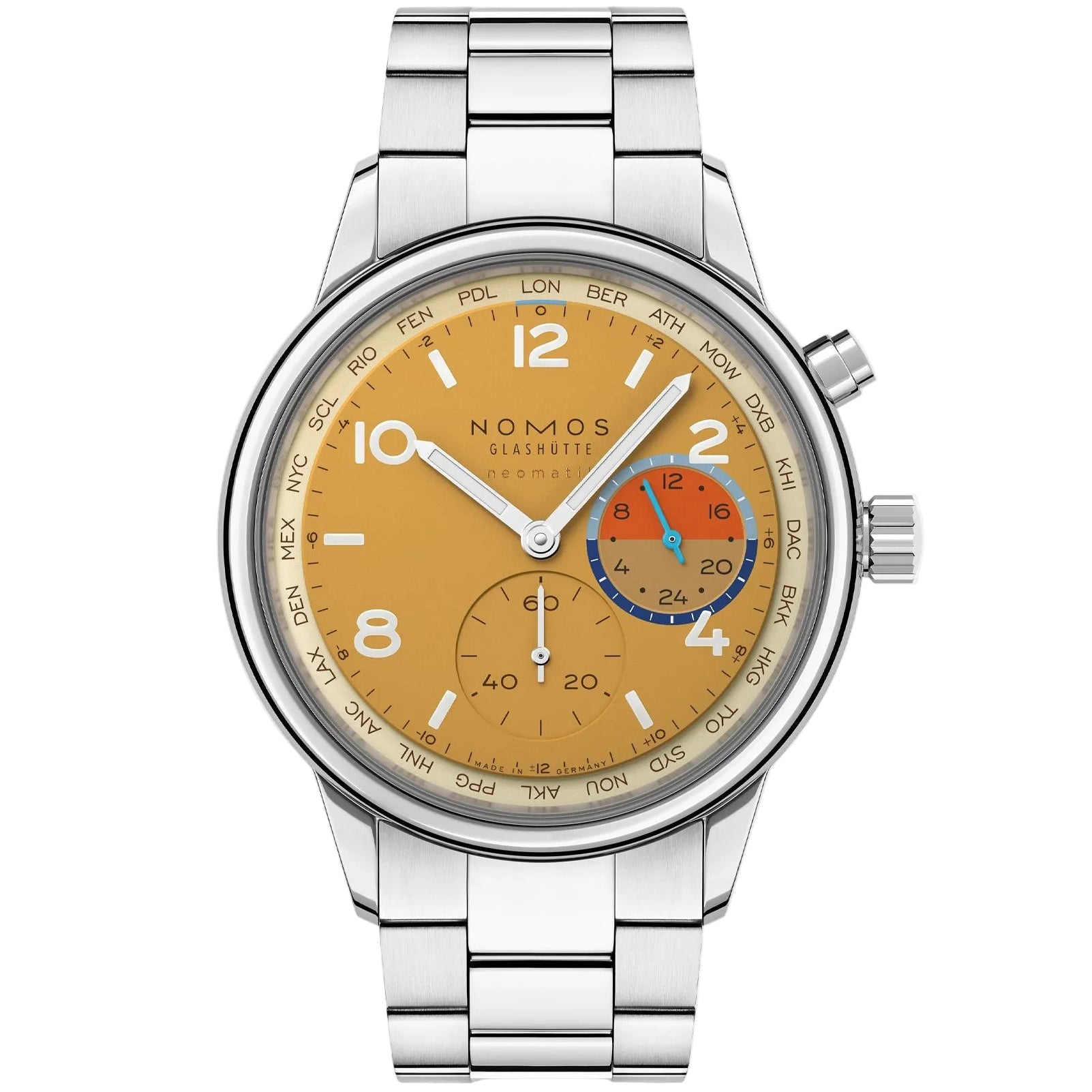Club Sport neomatik Worldtimer Dune NOMOS Glashütte