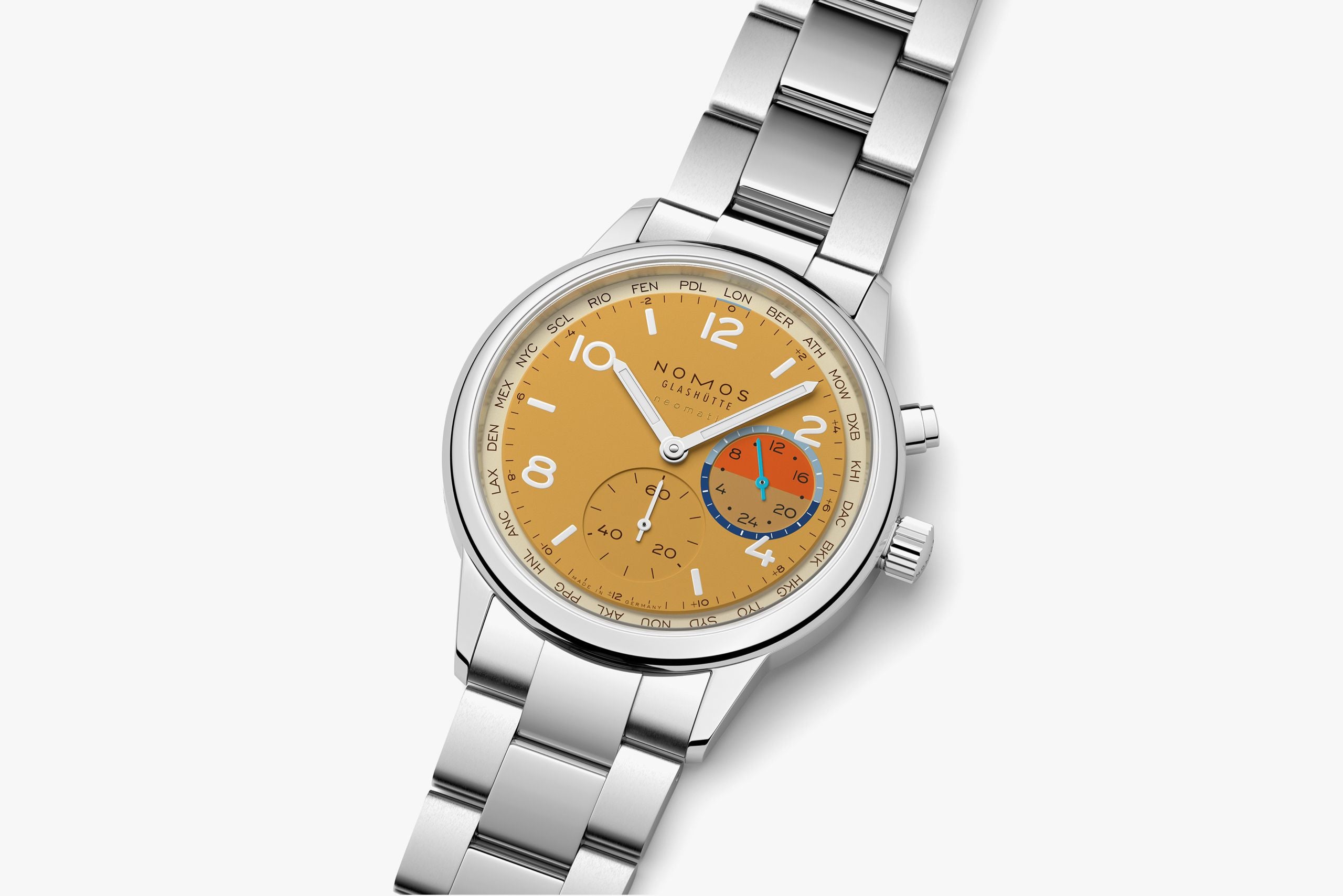 Club Sport neomatik Worldtimer Dune NOMOS Glashütte