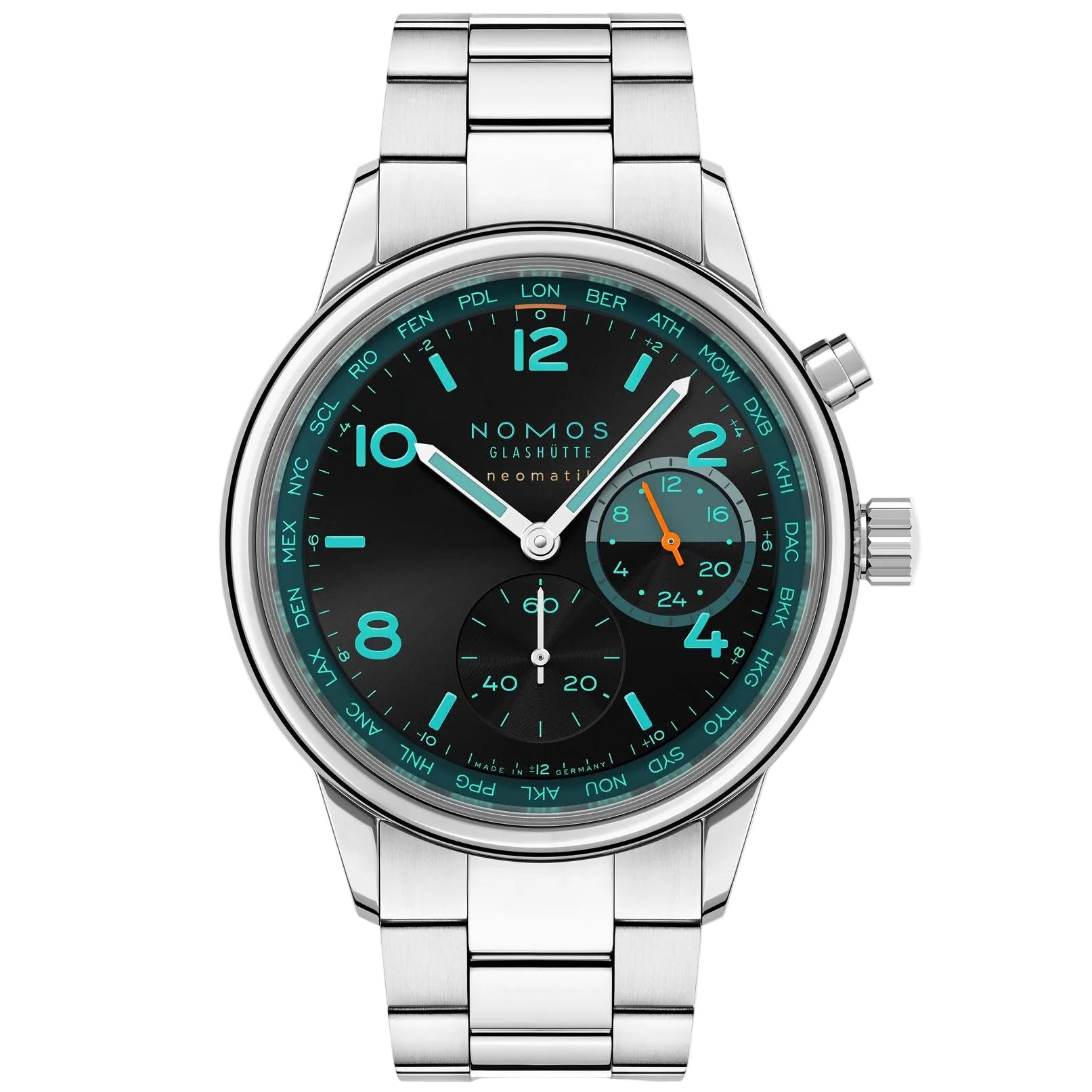 Club Sport neomatik Worldtimer Trace
