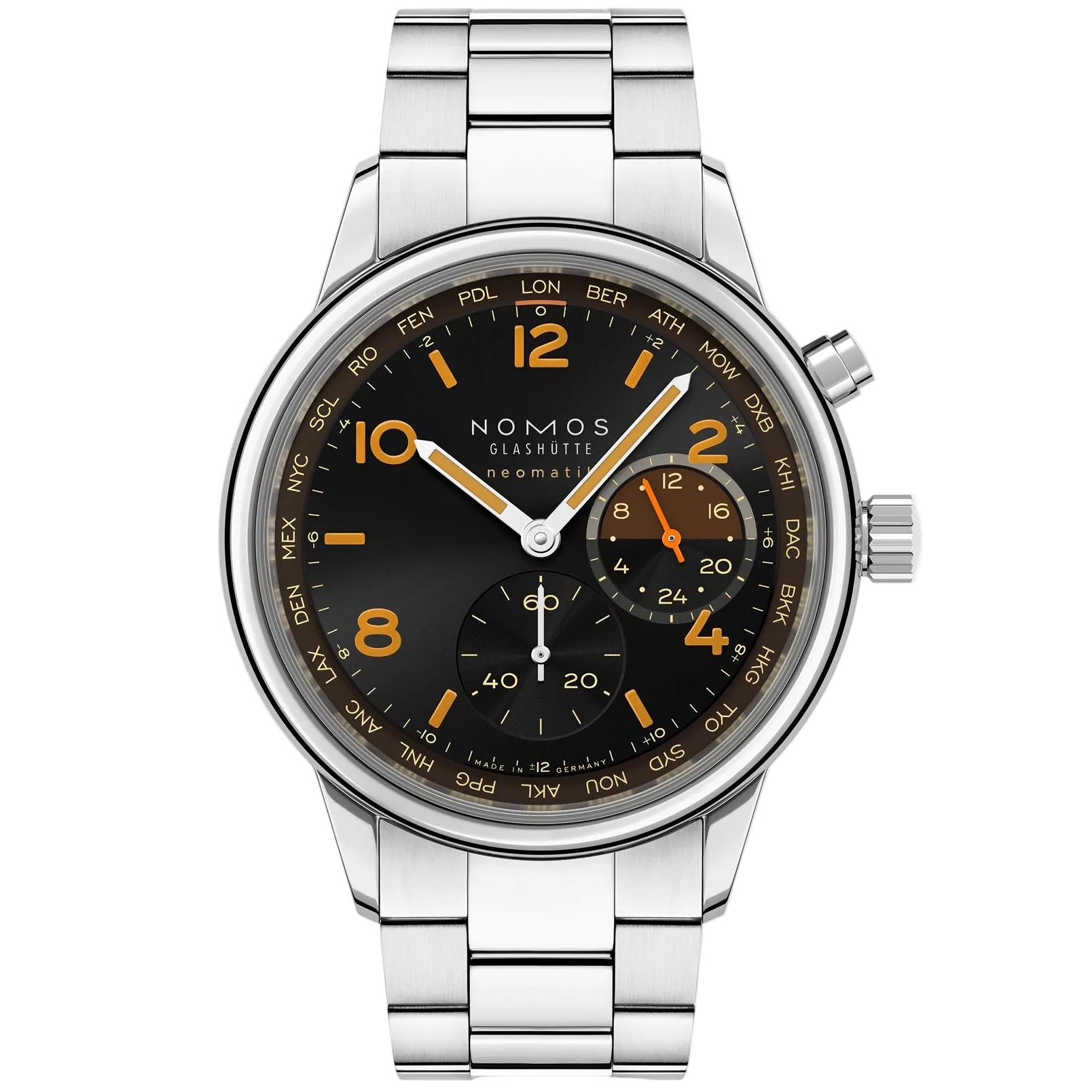 Club Sport neomatik Worldtimer Grid