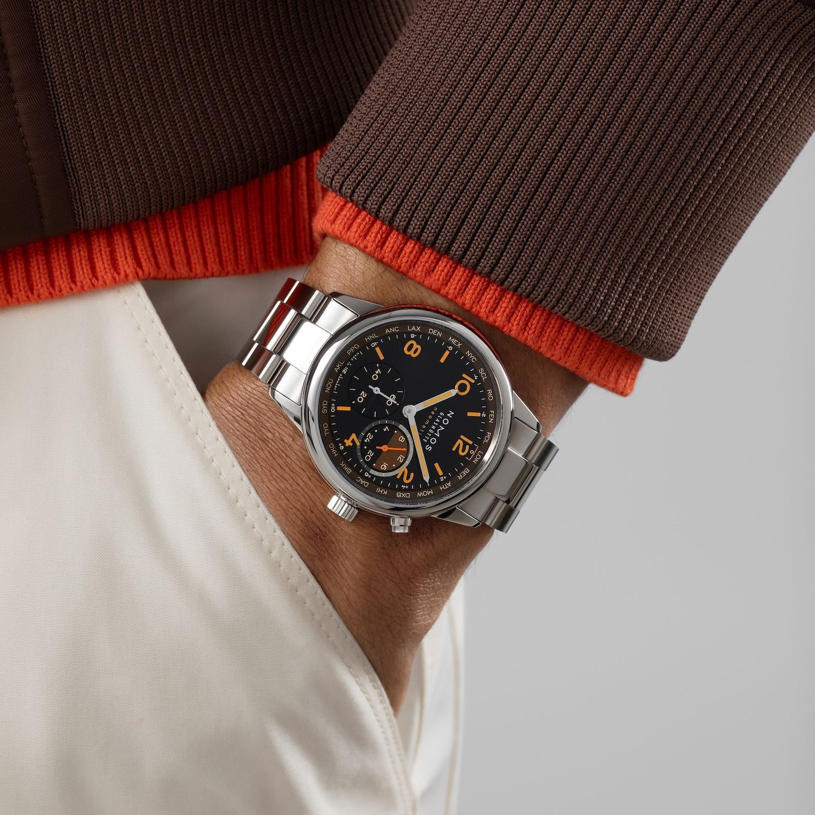 Club Sport neomatik Worldtimer Grid