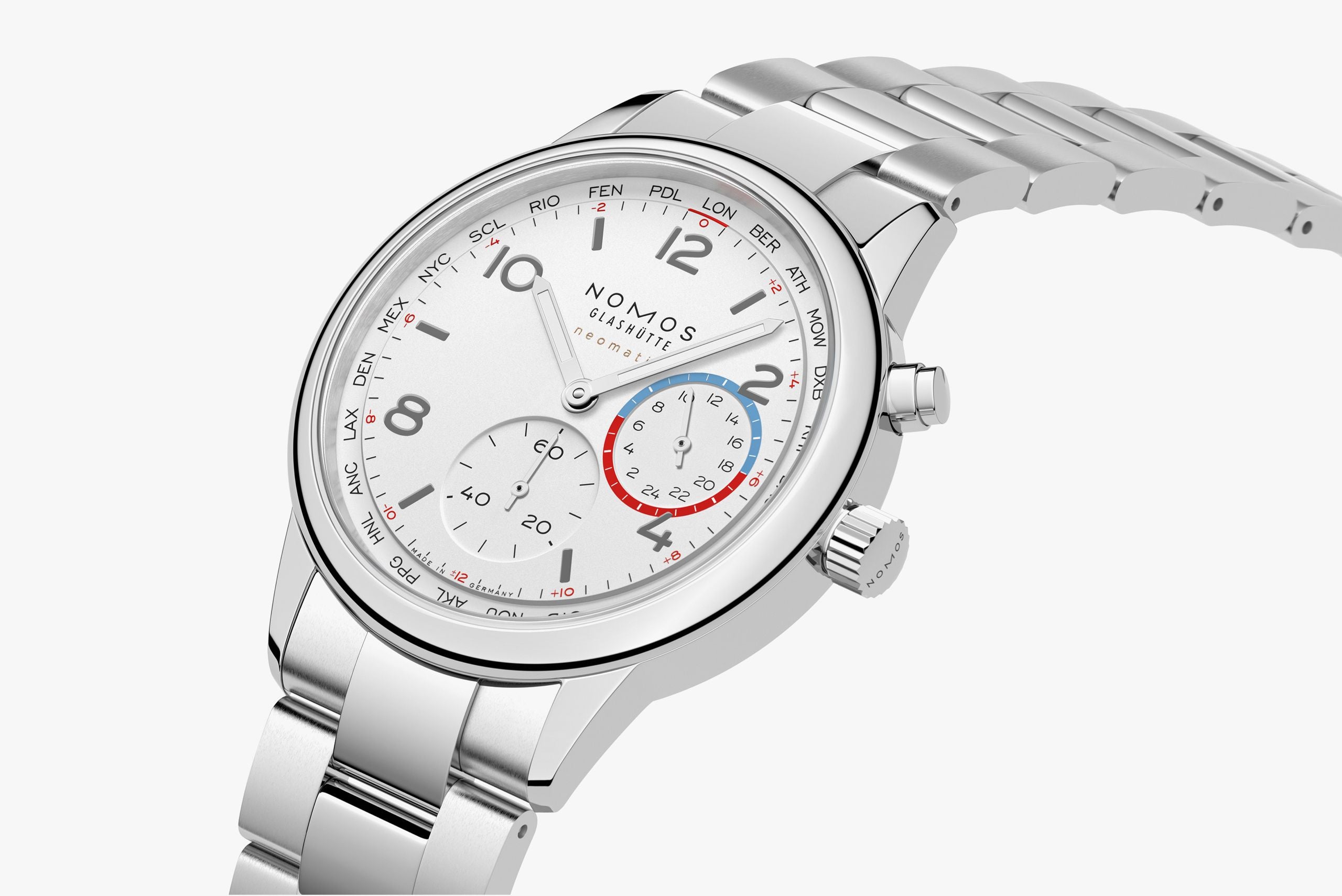 Club Sport neomatik Worldtimer NOMOS Glashütte