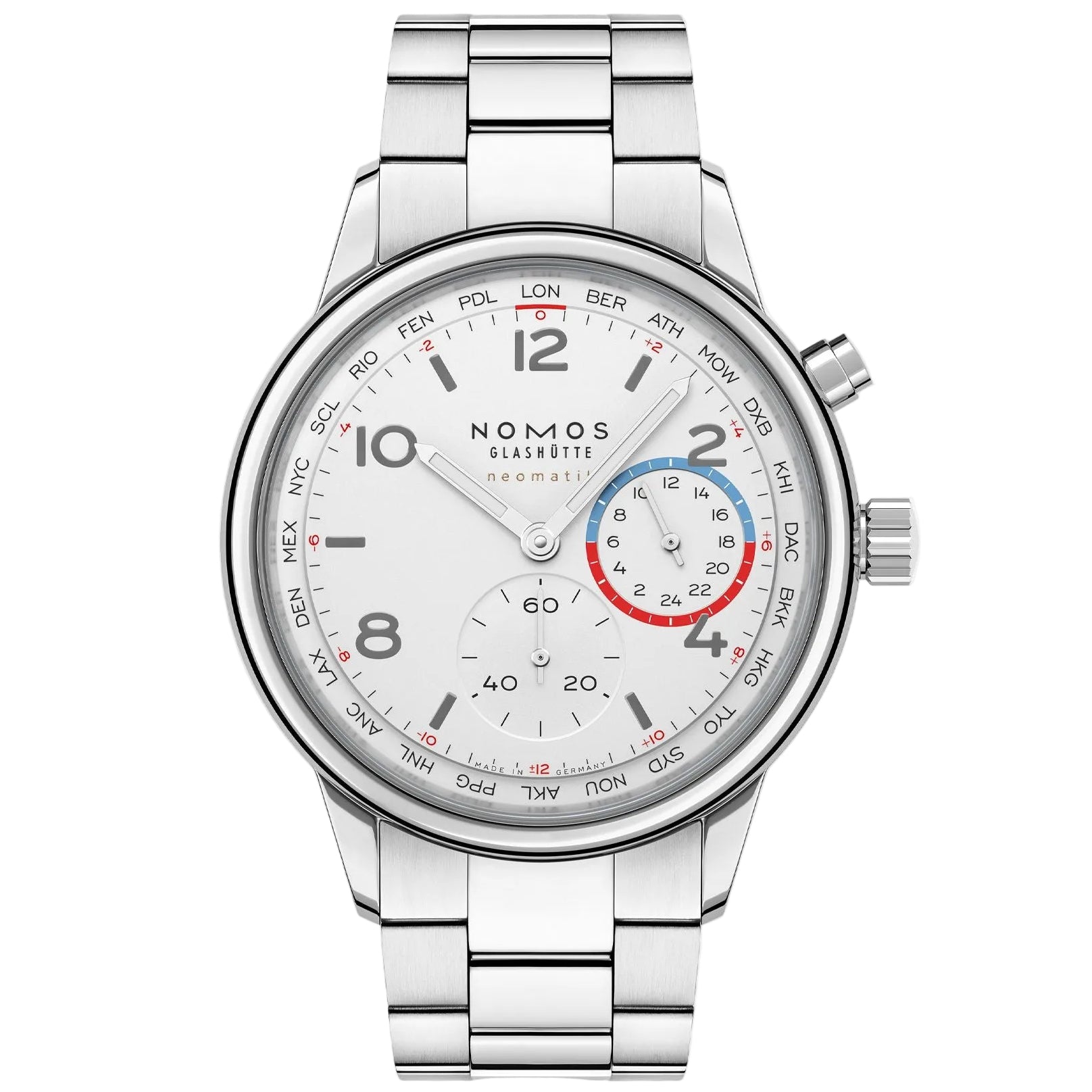 Club Sport neomatik Worldtimer NOMOS Glashütte