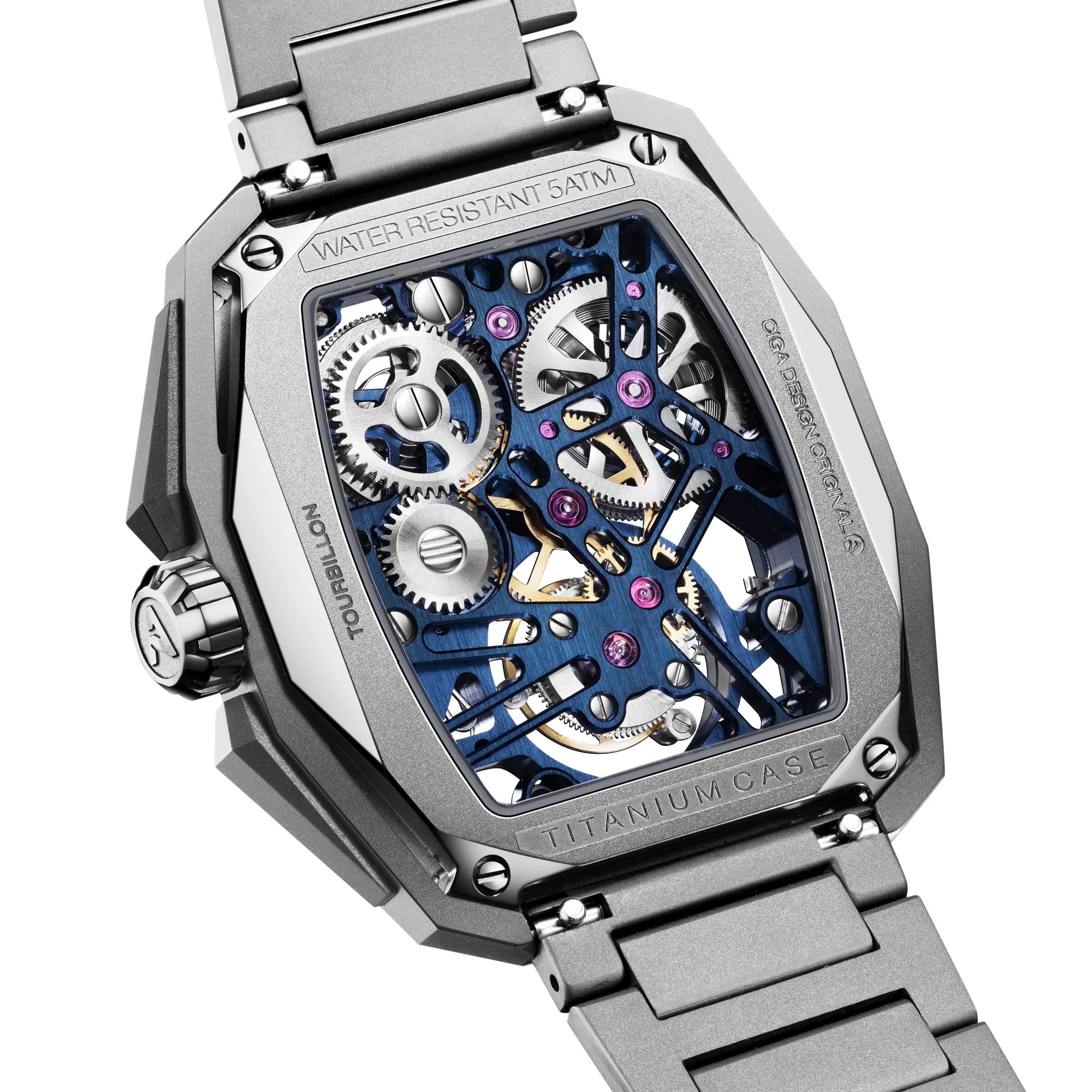 CIGA design ADVANCED SKELETON COMPLICATION WATCH HUNTER · TOURBILLON CIGA design
