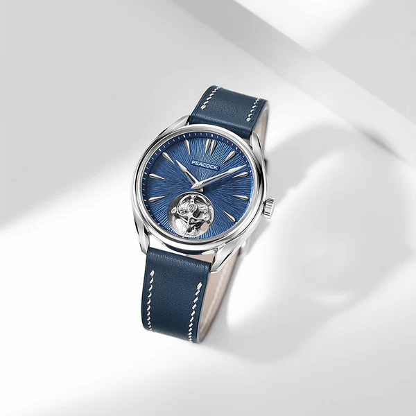 Peacock Divine Craft Hand-Made Micro-Engraved Ultra-Thin Tourbillon Watch [Limited Edition] Peacock