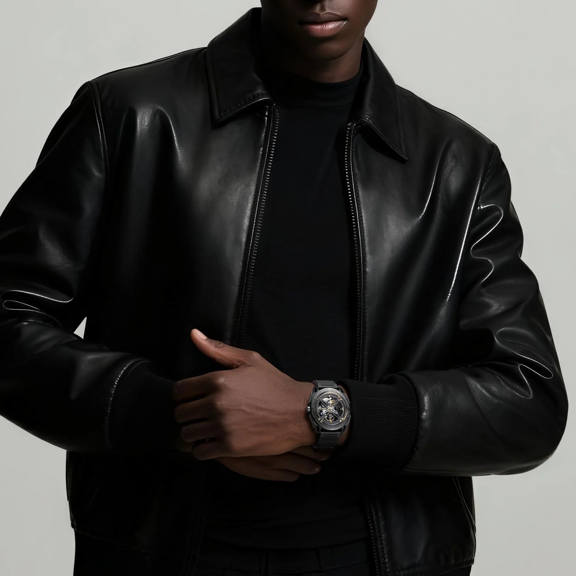 CIGA design ROUND AUTOMATIC SKELETON WATCH · FALCON CIGA design