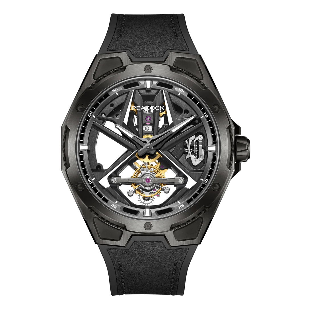 Peacock Top Racing Tourbillon Watch Peacock