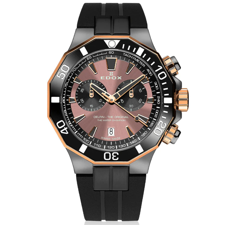 EDOX MEN'S DELFIN THE ORIGINAL CHRONOGRAPH QUARTZ WATCH